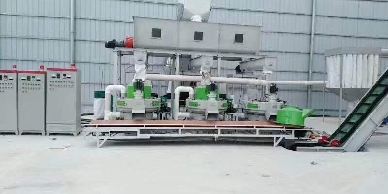 安徽時產6-8噸生物質顆粒機生產線 安徽時產6-8噸生物質顆粒機生產線